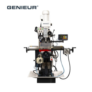 5 T-Slot 360° Head Swivel 385mm Max. Distance from Spindle Nose to Table Universal Milling Machine for Part Processing