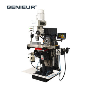 5 T-Slot 360° Head Swivel 385mm Max. Distance from Spindle Nose to Table Universal Milling Machine for Part Processing