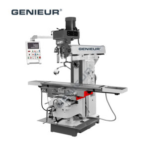 45° Head Swivel 3 T-Slot 660mm Max. Distance From Spindle Nose to Column Universal Milling Machine for Workshop Use