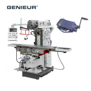 3-Axis ISO50 Spindle Taper 12-Step Speed Universal Milling Machine for Metal Processing