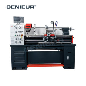 Spindle Bore 52mm Manual Lathe Machine for Metal Processing