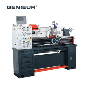Spindle Bore 52mm Manual Lathe Machine for Metal Processing