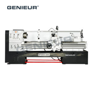 9-Step Speed 52mm/82mm Spindle Bore Lathe With Foot Brake for Multi - Variety Parts Production