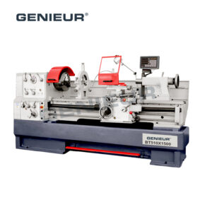 12-Step Spindle Speed 25~1600RPM Lathe With Saddle for Component Turning Processing