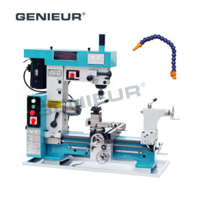 138mm Width of Bed 420mm Turning Diameter MT4 Lathe Spindle Taper Combo Lathe Milling Machine for Turning and Milling