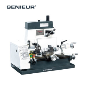 125mm Swing Over Bed 180mm Workpiece Length MT1 Spindle Taper Combination Lathe Milling Machine for Educational Use