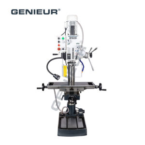 High Power 90° Head Tilt Iron 40mm Steel 32mm Max. Drilling Capacity Drilling Milling Machine for Workshop Use