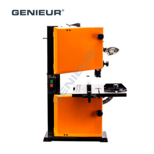 1400RPM Motor Speed 300x300mm/313x302mm Worktable Size 3.5-12mm Blade Width Wood Band Saw for Wood Cutting