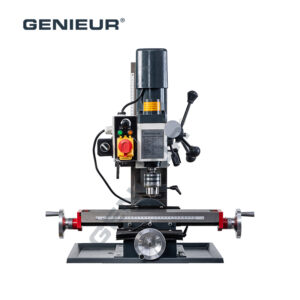 16mm Max. Drilling Capacity MT3 Spindle Taper 10mm T-Slot Drilling and Milling Machine for DIY Projects