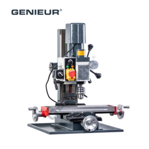 16mm Max. Drilling Capacity MT3 Spindle Taper 10mm T-Slot Drilling and Milling Machine for DIY Projects