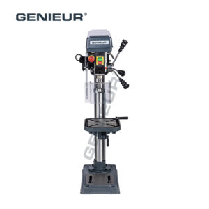 16-Step Speed 80mm Spindle Travel 1050mm Height Drill Press for DIY Projects