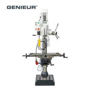 6-Step/12-Step MT4/R8 Spindle Taper Drilling Milling Machine With Cooling System for Precision Processing
