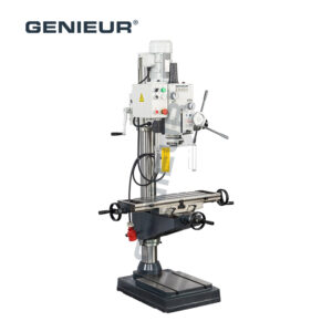 6-Step/12-Step MT4/R8 Spindle Taper Drilling Milling Machine With Cooling System for Precision Processing