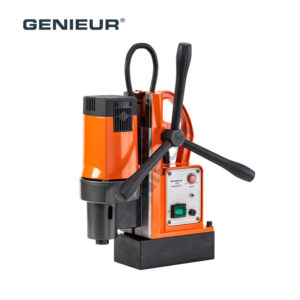 High-Suction 13000N Magnet Adhesion 12-50mm Cutter Range Magnetic Drill for Steel Fabrication