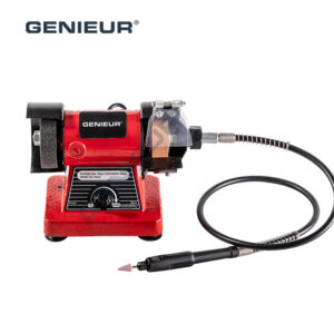75mm Wheel Size Flexible Shaft Double Type Wheel Mini Bench Grinder for Home DIY