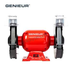 Safe Spark Shield Design 200mm 300W Bench Grinder for Daily Grinding Work